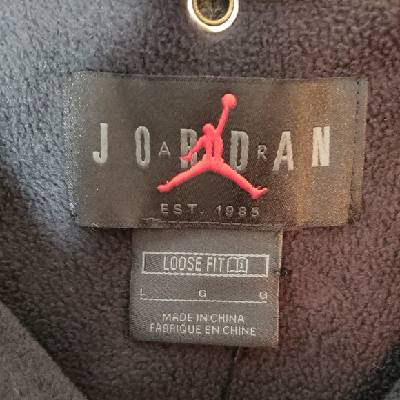 Nike Jordan Jumpman Loose Fit Fleece Vest Black - Picture 8 of 12